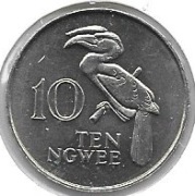 Zambia 10 ngwee 1982