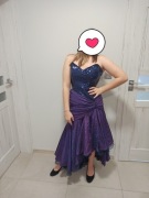 Suknia wieczorowa rozkloszowana rozm S