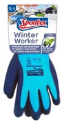 Rękawice ocieplane Spontex rozmiar 9 - XL 1 para niebieskie