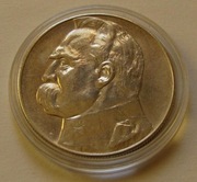 10 zł złotych Piłsudski 1934 r. - Urzędowy