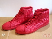 ZARA - czerwone wysokie sportowe sneakers-y R=45