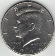 USA Half dollar 1/2 dolara 50 centów 1994 D - 30,61 mm