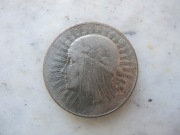 Głowa kobiety 5 zł 1933 rok srebro II RP