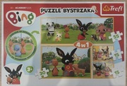 Puzzle TREFL 15 + 15 + 30 + 55 - BING - 4w1 ! PUZZLE BYSTRZAKA !