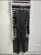 Czarny kombinezon modelujący wyszczuplający Lady Drama rozmiar M/L złote g