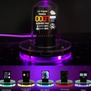 Zegar Nixie Tube z Bitcoin, RGB, stacją pogodową WiFi i animacją DIY