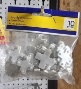 Krzyżyki dystansowe 10mm  do płytek 