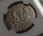 Ort Gdańsk 1623 podwójna data NGC AU DET. RZADKI !