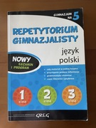 Repetytorium Ósmoklasisty gimnazjalisty język polski zadania na E8 powtórka