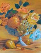   Olej/płótno, 41x51w ramie drewnianej 54x65 cm.