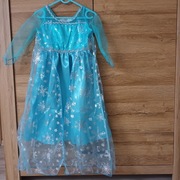 Strój przebranie na bal Elsa Kraina Lodu 128 134