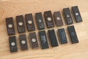 Pamięci EPROM różne rodzaje 15 sztuk