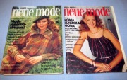 Neue Mode 10,11/1978 + wykroje Vintage Moda, Szycie, Krawiectwo