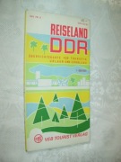 PODRÓŻ - KRAJ NRD - MAPA PRZEGLĄDOWA - 1:600 000 - 1979