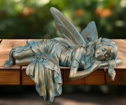 ELF Śpiąca Wróżka kwiatów. Aniołek. Piękna Figurka kolekcjonerska. Nowa.