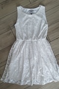 Koronkowa sukienka ecru Parisian S 