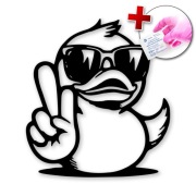 NAKLEJKA NA SAMOCHÓD AUTO LAPTOP - MC KWAK KACZKA - RÓŻNE KOLORY