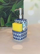 Dozownik ceramiczny butelka na płyn do naczyń ceramika Bolesławiec 