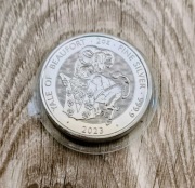 Srebrna moneta Ag999 2oz YALE OF BEUFORT 2023