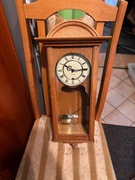 Zegar z wahadłem BrabantKlok holenderski w pięknym stanie mechanizm HERMLE