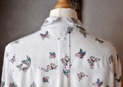 Bluzka w motyle bawełna lolita S M