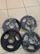 NOWY Zestaw obciążeń ogumowanych 150KG.