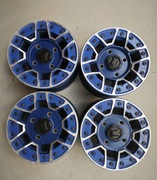 Felgi Can-am Beadlock 705402544 705402549 niebieskie komplet tyl+przód