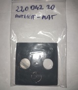 Płytka czołowa do gniazd RTV  Hager Polo Fiorena Antracyt - nowa