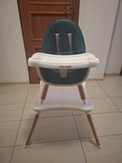 SPRZEDAM krzesełko do karmienia Caretero Tuva ciemnozielone