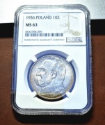 II RP - 10 złotych 1936 - NGC MS63