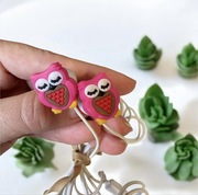 Słuchawki dla dzieci i dorosłych białe standard sową gadżet elektroniczny