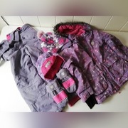 Zestaw kurtka spodnie,czapki,rękawiczki