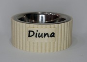 Personalizowana miska dla kota lub małego psa z imieniem – Rozmiar S