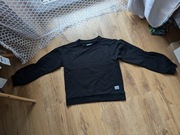 Reserved czarna bluza marszczone rękawy 152cm 9l bdb