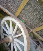 Wóz konny drewniany - zabytkowy