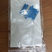 Adapter Molex SC/SC duplex SM OS1/2 niebieski