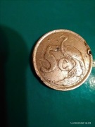 5 c cent Afryka Dzonga RPA destrukt