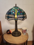 Duża lampa witrażowa w stylu Tiffany 48cm