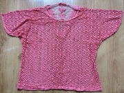 Bluzka narzutka rozmiar siateczkowa z koronką