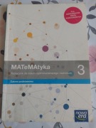 Podręcznik nowa era matematyka zakres podst. liceum  i technikum cz. 3