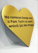 Epitafium Tablica grawerowana obraz cytat premium 