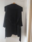 Czarny płaszcz Reserved XS, 50% wełna