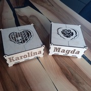 Pudełko na biżuterie, prezent na walentynki