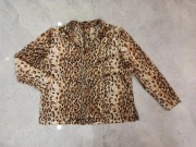 Welurowa bluzka w panterkę L/XL