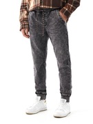 Cropp jeansowe joggery wygodne soft jeans na gumie 170 