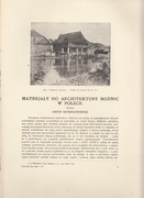 bożnice w Polsce Szyszko-Bohusz Zamość Przedbórz Szydłów Goraj Wyszog 1927r