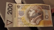 RADAR ,Banknot 200zl,  numery DY 3900093, 1994 