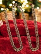 Okazały łańcuszek 585 galibardi . Stan idealny 