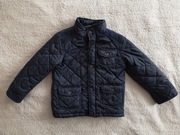 Granatowa elegancka pikowana kurtka wiosenna 92 98