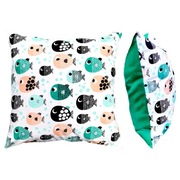 Poszewka 40x40 cm Ławica ryby - Bawełna